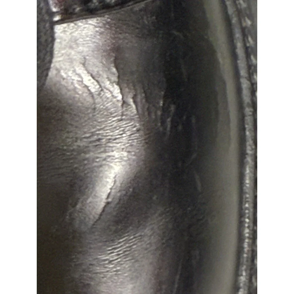 Nunn Bush Mens Black Leather Dress Shoes Comfort Gel Size 12M Oxfords #8351457